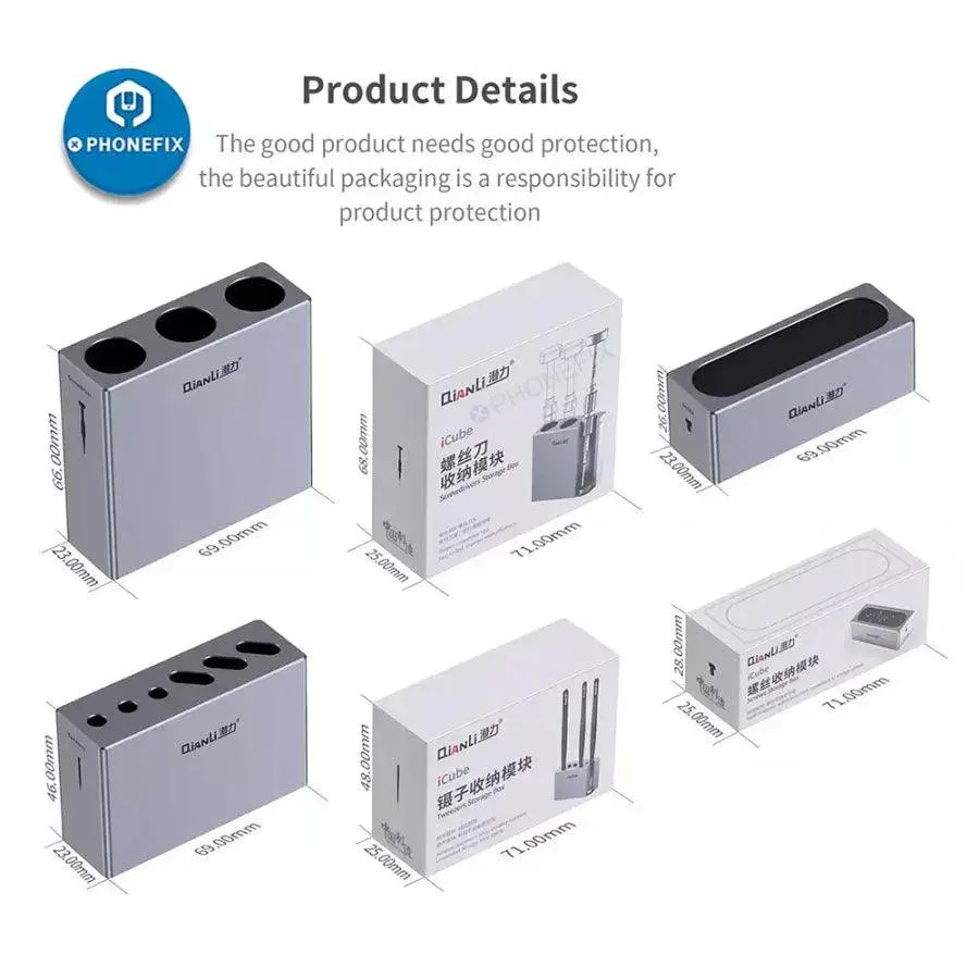 QianLi ToolPlus iCube Aluminum Alloy Storage Box RELIFE RL-001F - Image 10