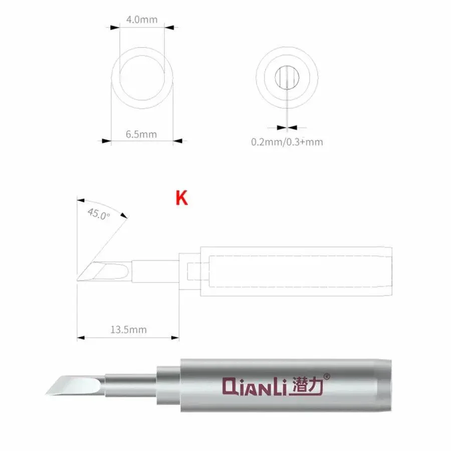QianLi Universal 936 Soldering Iron Tips for BGA Soldering Rework - Image 10