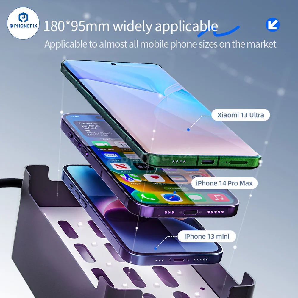 QianLi UVC17 Digital UV Curing Lamp For Phone Screen Repair - Image 6