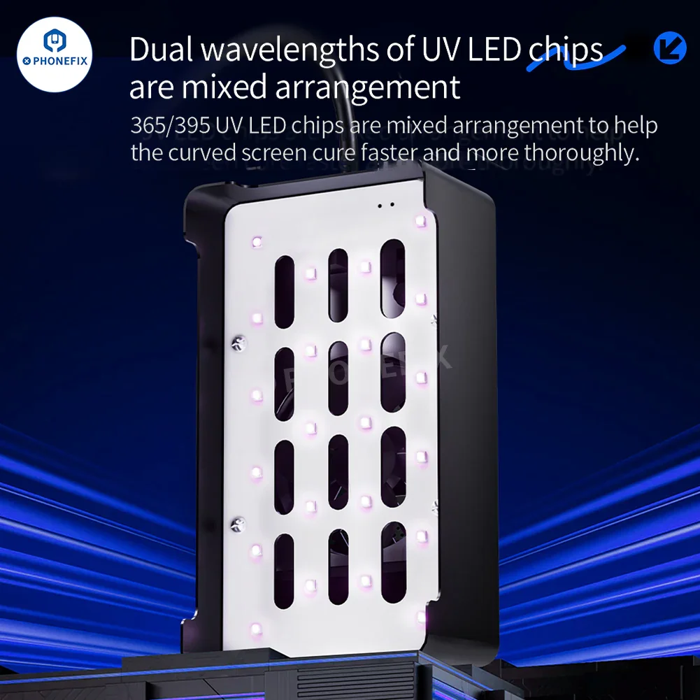 QianLi UVC17 Digital UV Curing Lamp For Phone Screen Repair - Image 7