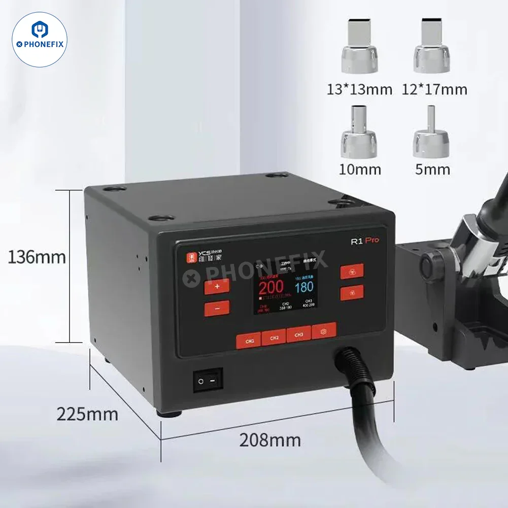 Qianli & YCS R1 1000W Hot Air Gun Intelligent BGA Rework Station - Image 2