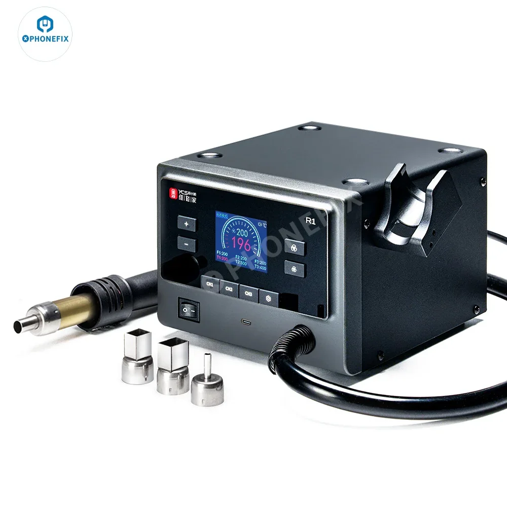 Qianli & YCS R1 1000W Hot Air Gun Intelligent BGA Rework Station - Image 6