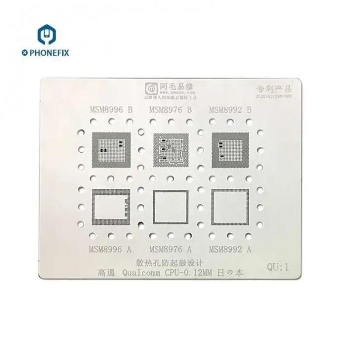 Qualcomm Qu1234 MSM Series CPU BGA Reballing Stencils Template