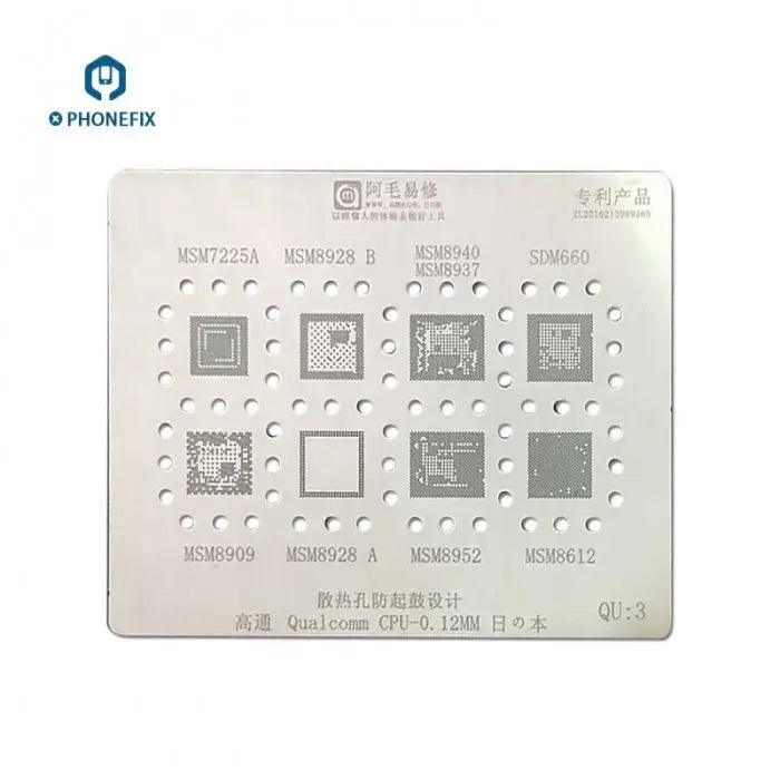 Qualcomm Qu1234 MSM Series CPU BGA Reballing Stencils Template - Image 2