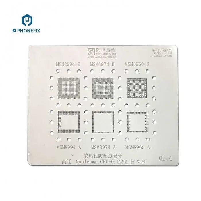 Qualcomm Qu1234 MSM Series CPU BGA Reballing Stencils Template - Image 3