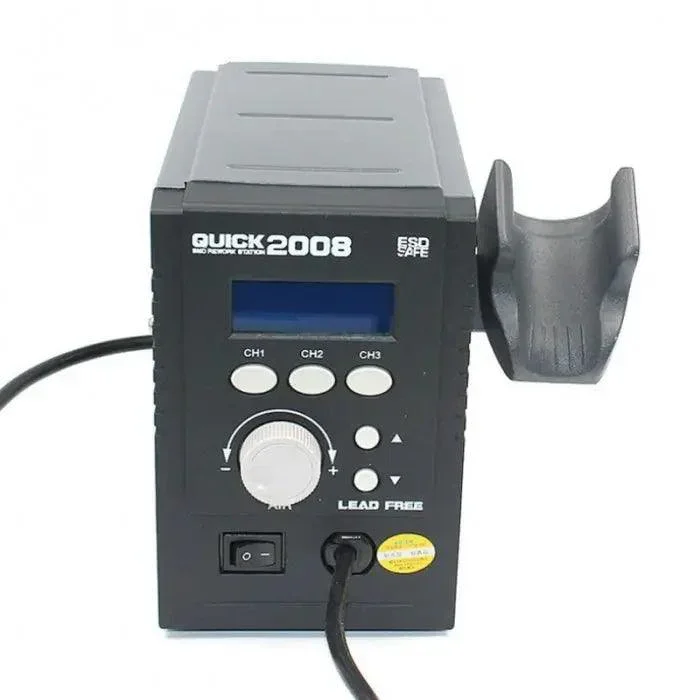 QUICK 2008 ESD Digital Display Heat Gun Soldering Rework Station - Image 3