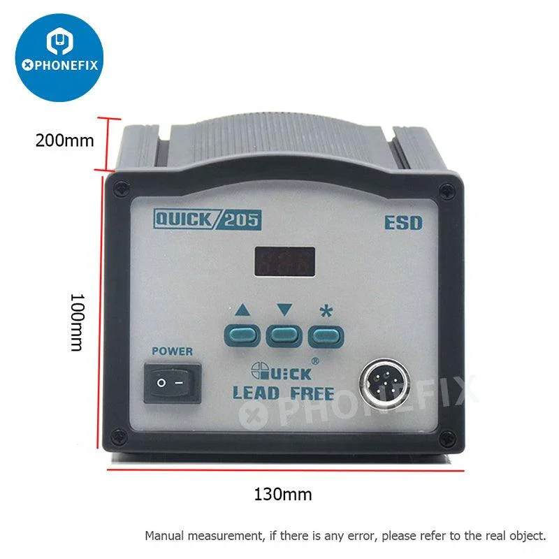 Quick 205 Lead-Free Digital Soldering Rework Station - Image 3
