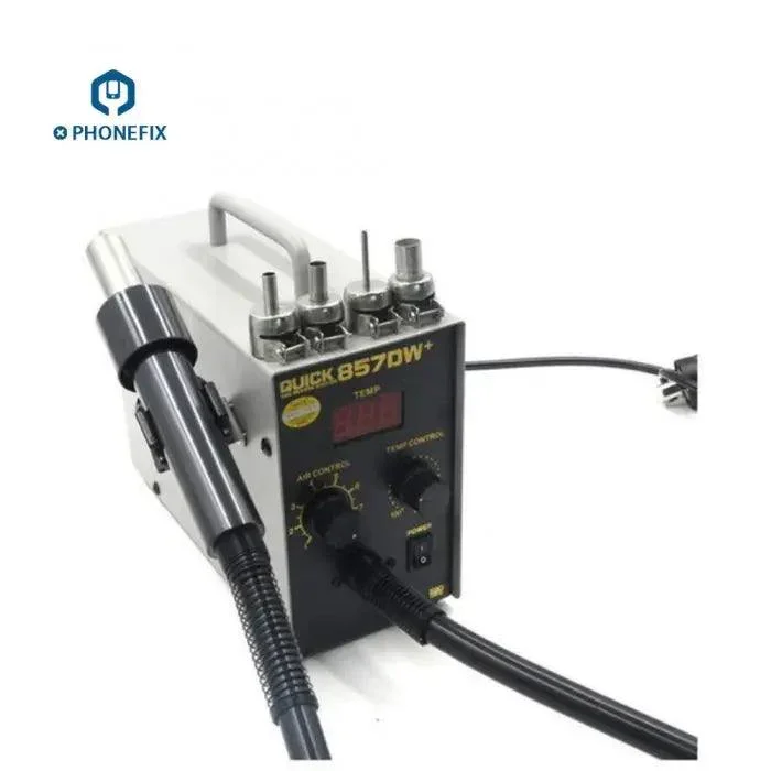QUICK 857DW+ Lead Free Hot Air Heat Gun Soldering Rework Station - Image 2