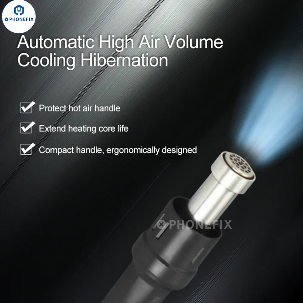QUICK 861 Pro BGA Rework Station Smart Voice Control Heat Gun - Image 5