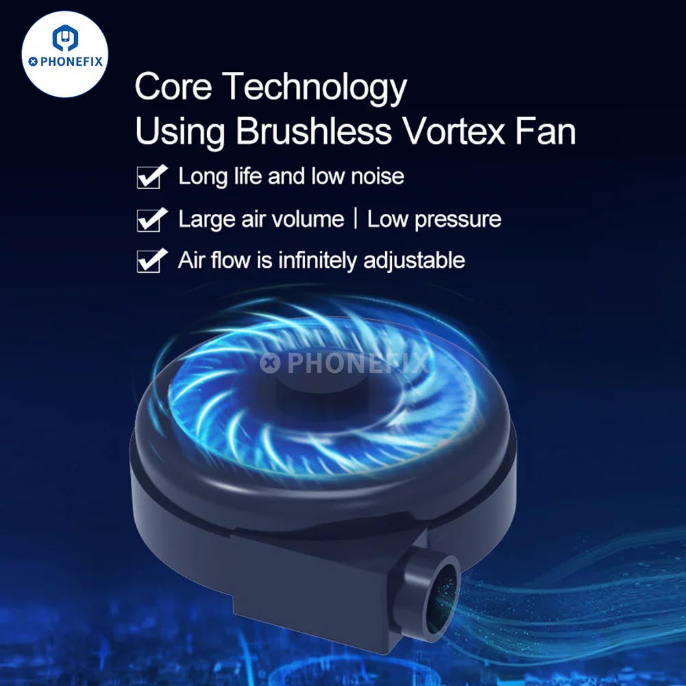 QUICK 861 Pro BGA Rework Station Smart Voice Control Heat Gun - Image 6