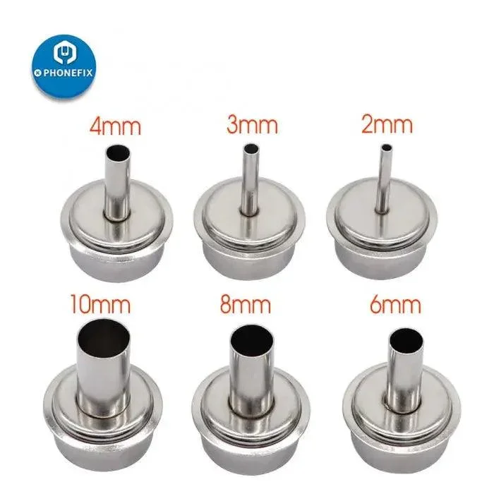Quick 861DW Hot Air Gun Station Nozzles Sleeves replacement parts - Image 5