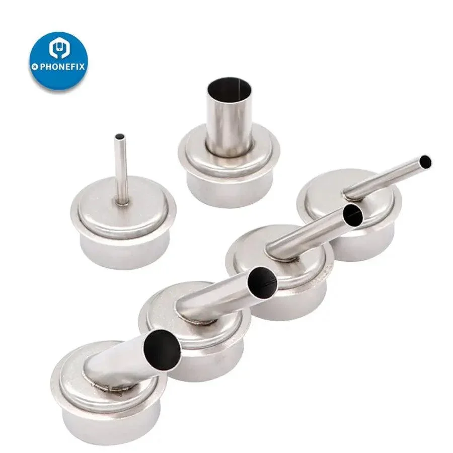 45 Degree Curved Heat Gun Nozzle Sleeve for QUICK 861DW Rework Station - Image 5