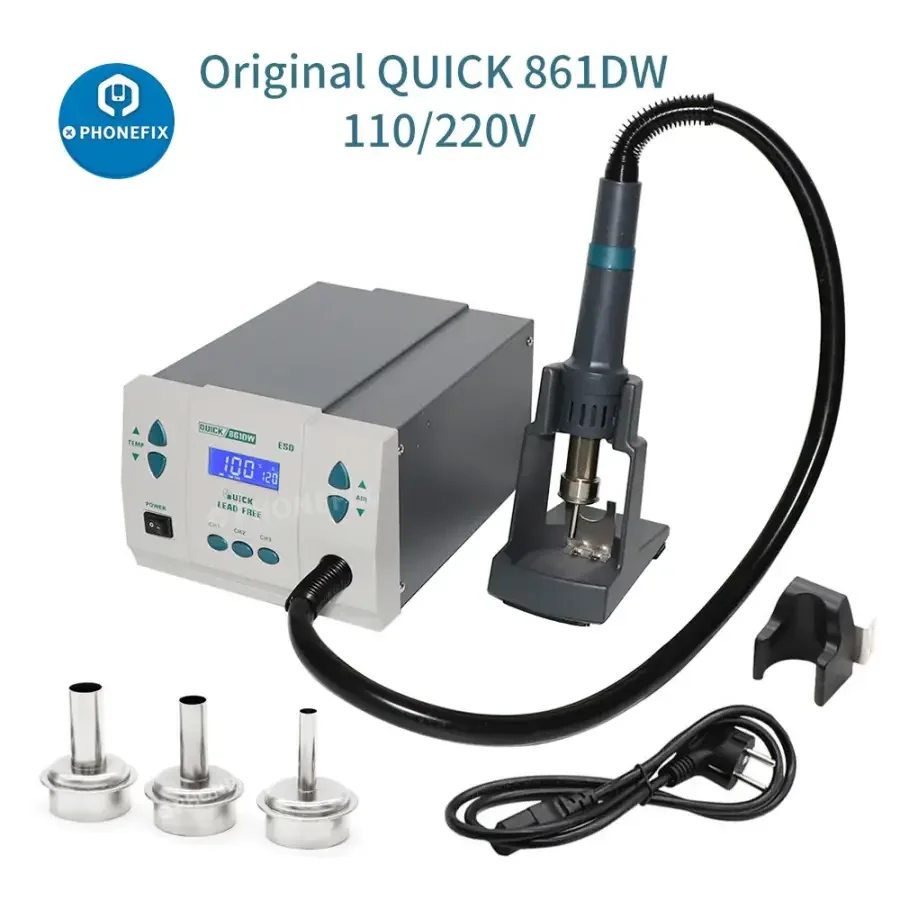 Quick 861DW Hot Air Rework Station Soldering Tool For Phone Repair - Image 3