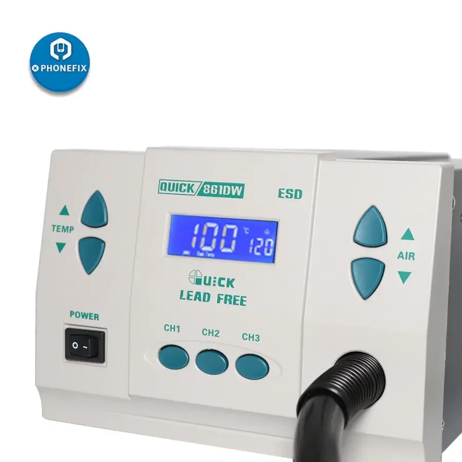 Quick 861DW Hot Air Rework Station Soldering Tool For Phone Repair - Image 4