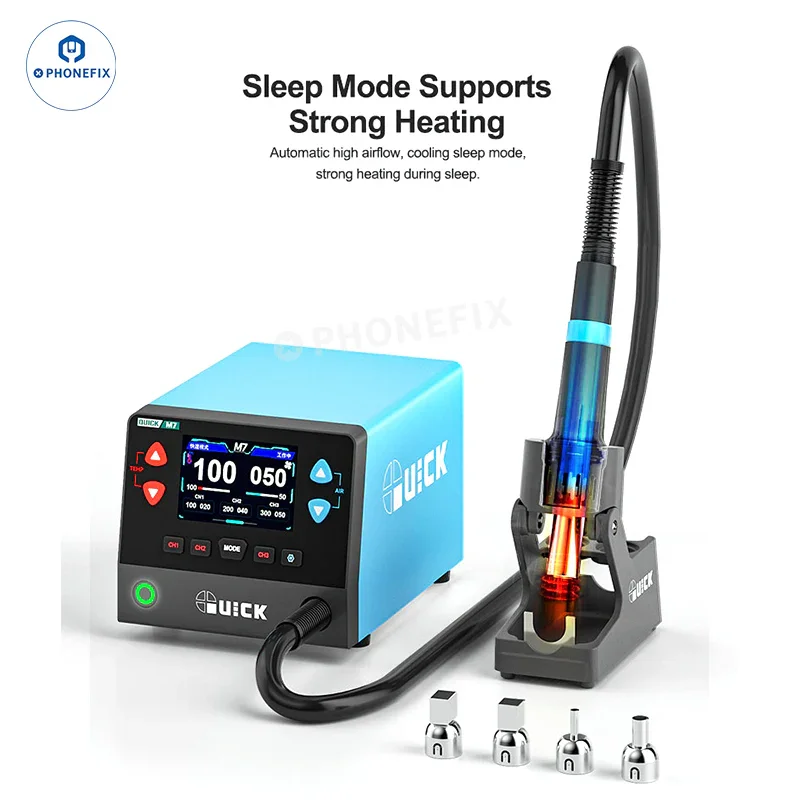 QUICK M7 1000W Smart Hot Air Desoldering Station for Phone Repair - Image 2