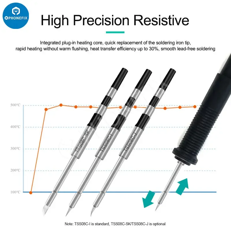 Quick Q8 Electric Intelligent Precision Soldering Iron Station - Image 8
