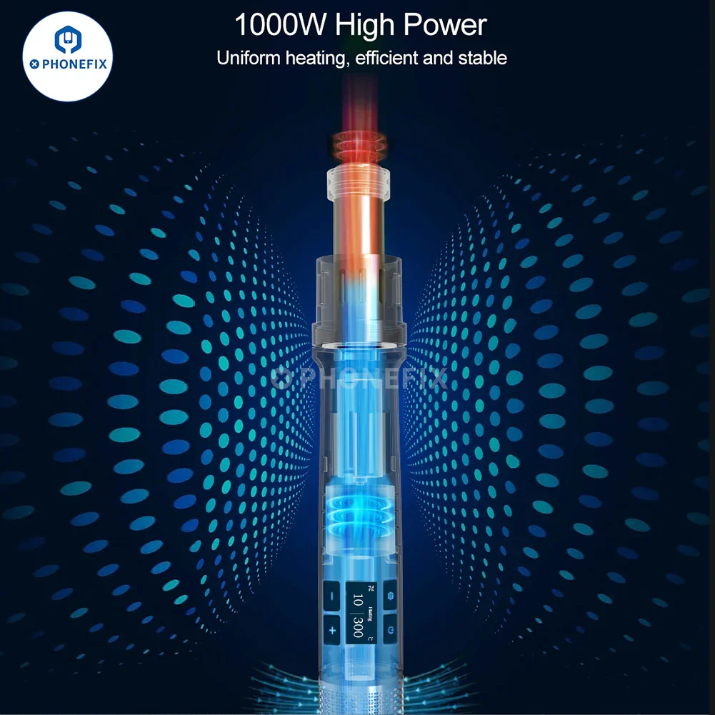 QUICK TR1 Portable 1000W Air Gun Smart Heating Soldering Tool - Image 4