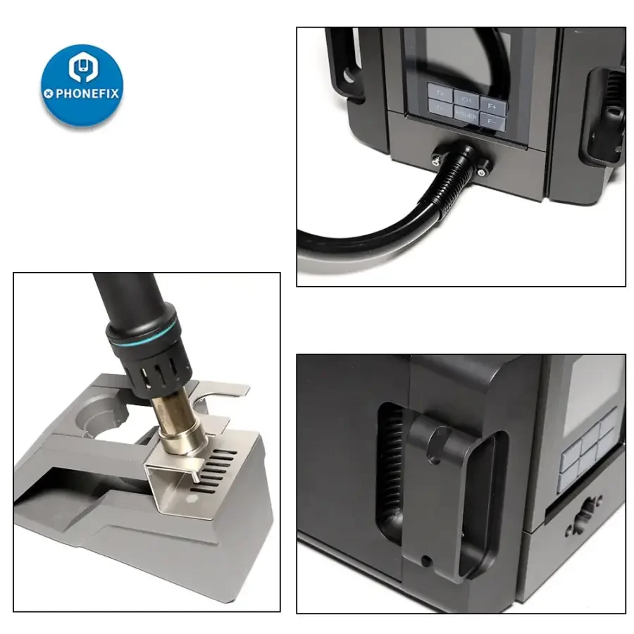 QUICK TR1300A 1300W Intelligent Hot Air Soldering Rework Station - Image 5