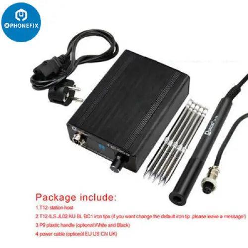 Quicko T12 Soldering Station OLED Electronic Digital Welding Iron - Image 12