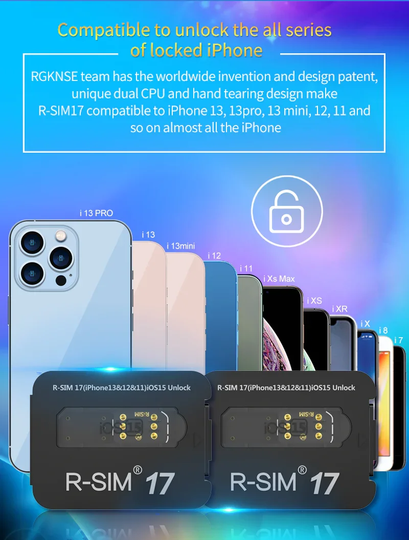 R-SIM 17 iOS15 Unlocking Card For iPhone 6-13 Pro Max - Image 6