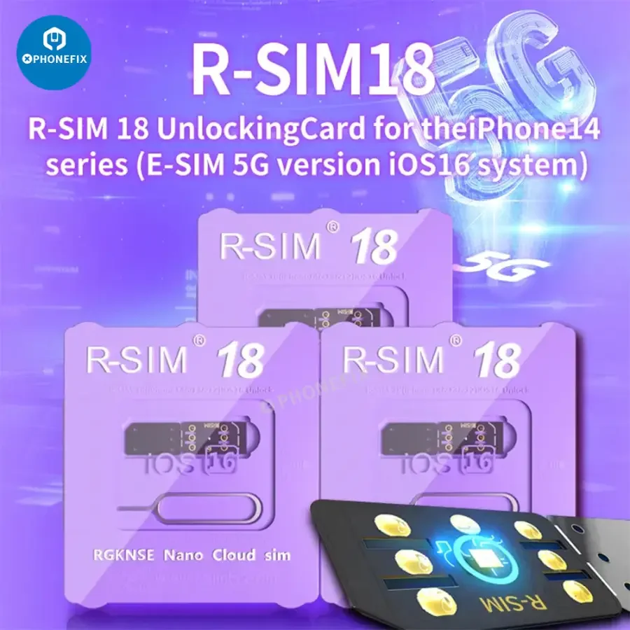 R-SIM18 19 E-SIM 5G IOS17 Unlock Card for iPhone 14 15 Series - Image 7