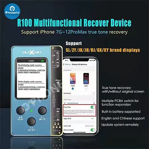 R200 Multifunctional True Tone Recovery Tester For iPhone 8-14 Plus - Image 2