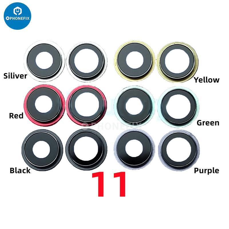 Rear Camera Lens Cover With Bezel Frame For iPhone 7-14 Series - Image 4