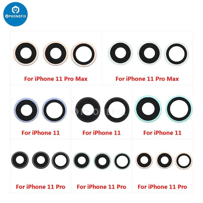 Rear Camera Lens Cover With Bezel Frame For iPhone 7-14 Series - Image 6