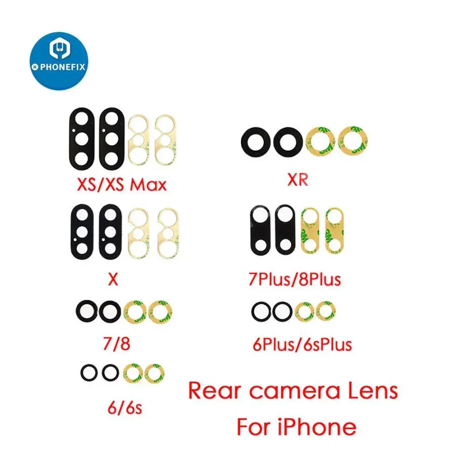 Rear Camera Lens Glass Cover For iPhone Camera Replacement - Image 2