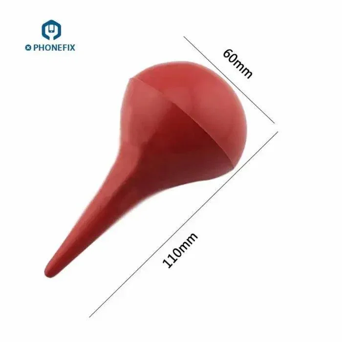 Red Soft Rubber Dust Blower Air Cleaner Blowing Ball Dust Removal Tool - Image 2