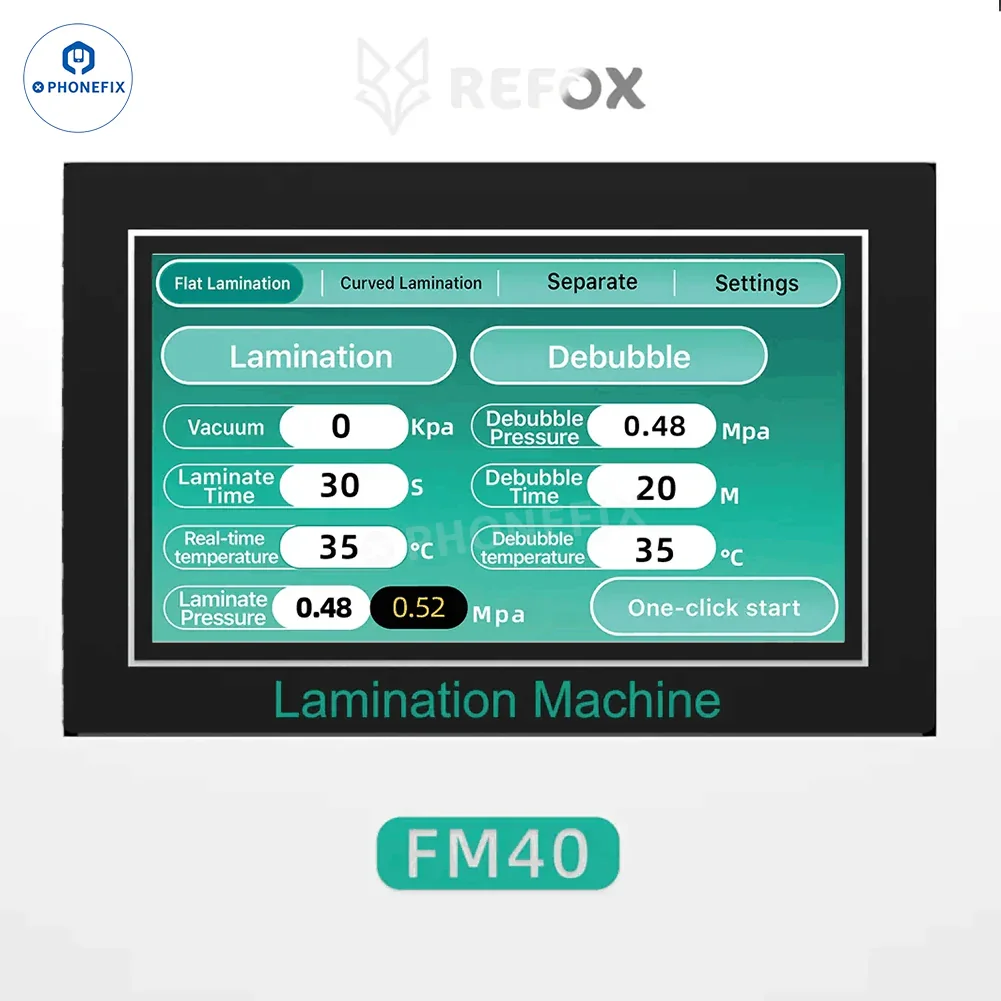 REFOX FM-30 FM40 LCD Laminating Separating Bubble Remover - Image 15