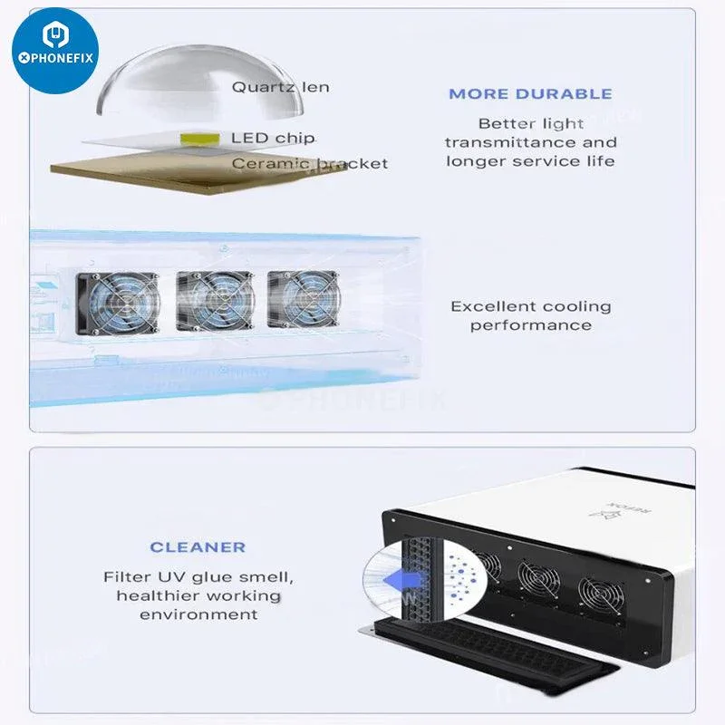 Refox RM26 RM22 UV Curing Lamp Box OCA Glue Quick Drying Tool - Image 10