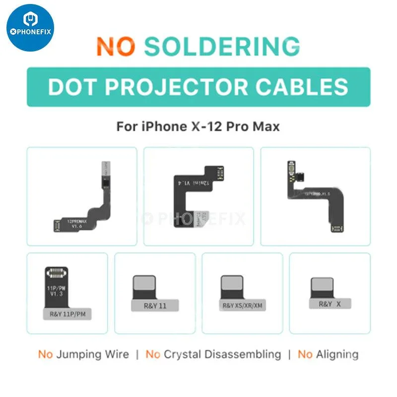 REFOX RP30 No Soldering Face ID Repair Cable for iPhone X-15 Pro Max - Image 12