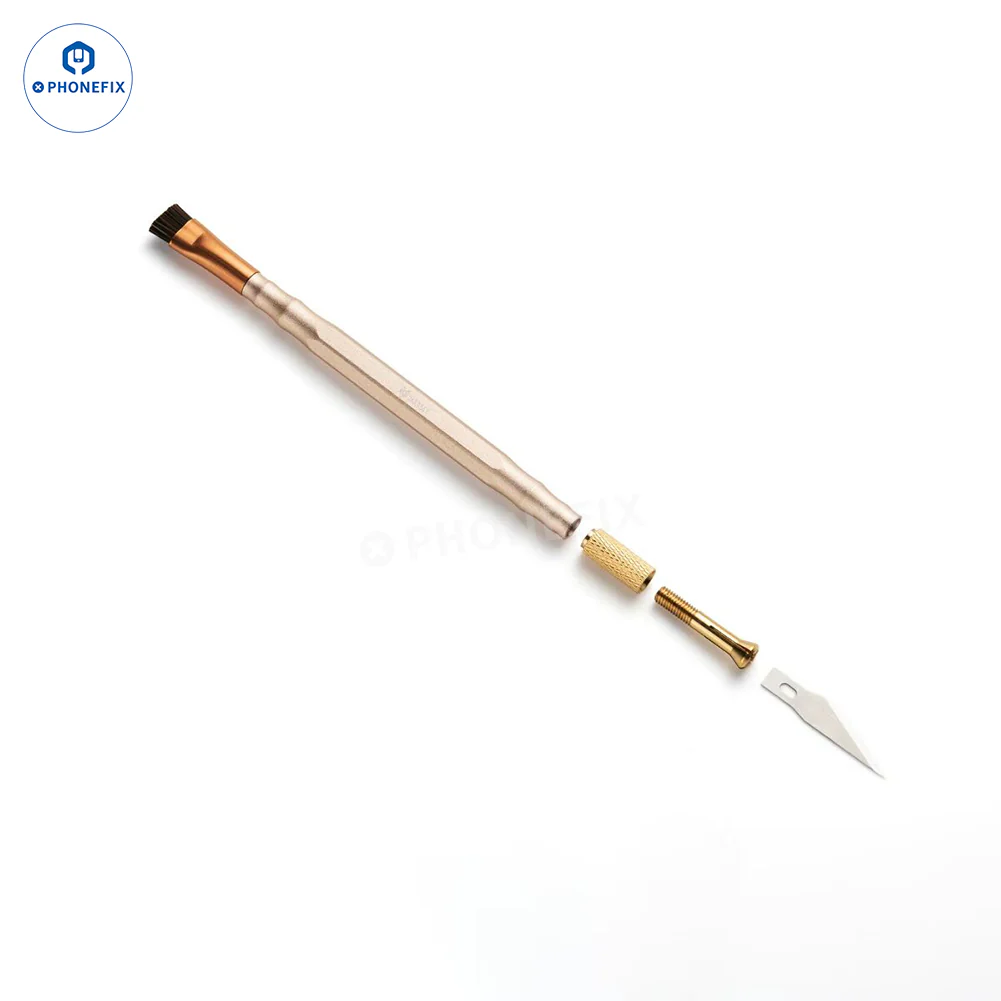 REFOX RS75 PryPen Dual-head Handle & Knife Brush for Phone Repair - Image 3