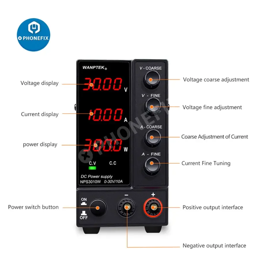 Regulated Switching DC Power Supply Variable Source Voltage Converter - Image 4