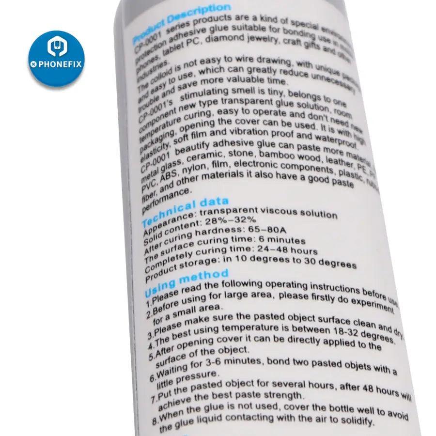 Relife CP-0001 Transparent Glue Glass Glue for Phone Repair Tools - Image 6