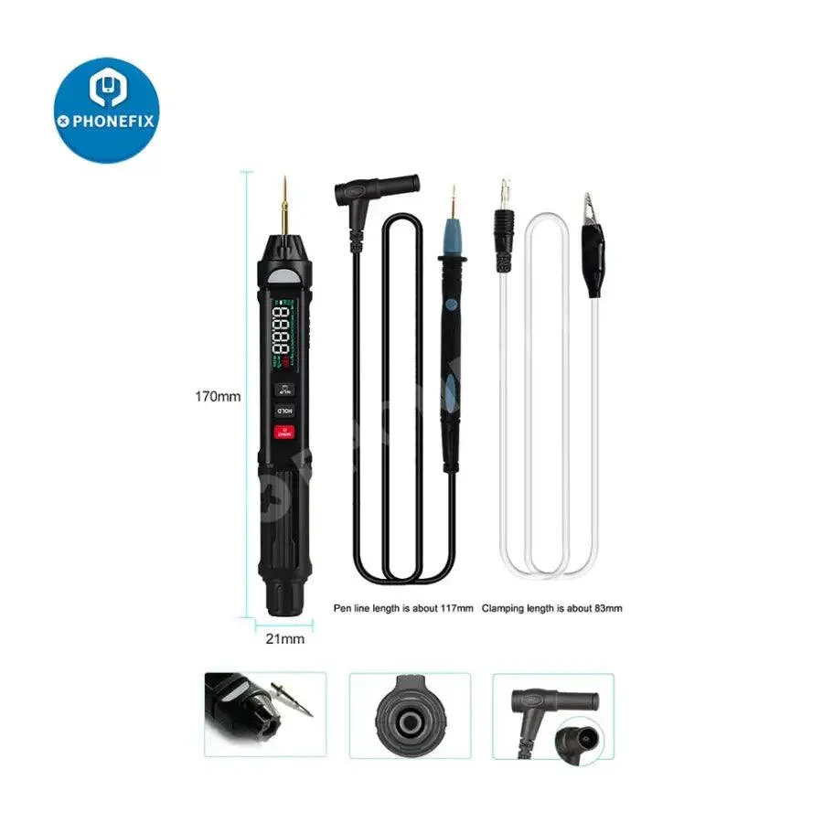 RELIFE DT-01 3 In 1 Intelligent Multimeter Test Pen Leads With Needle - Image 4