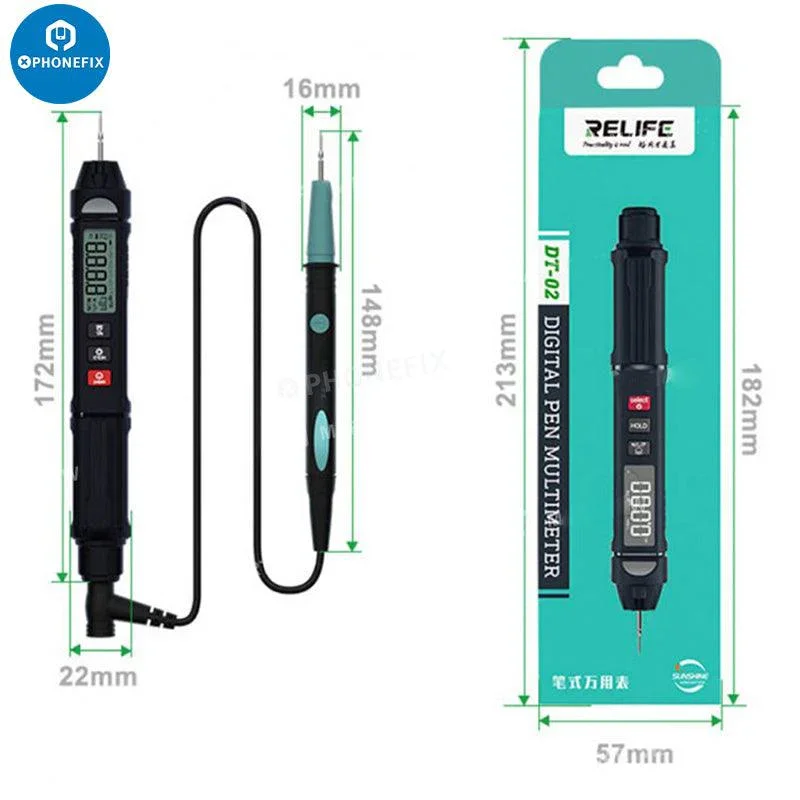 Relife DT-02 Intelligent Anti-burning Digital Tester  Pen-Type Multimeter - Image 4