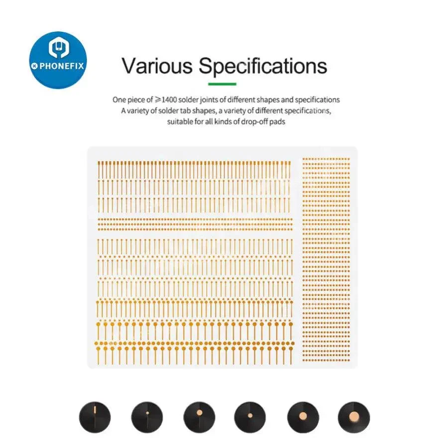 Relife RL-007GA Dot Repairing Soldering Lug Pieces For Welding Board - Image 3