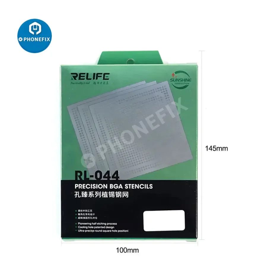 RELIFE RL-044 Precision BGA Reballing Stencil For iPhone 7-13 Pro Max - Image 15