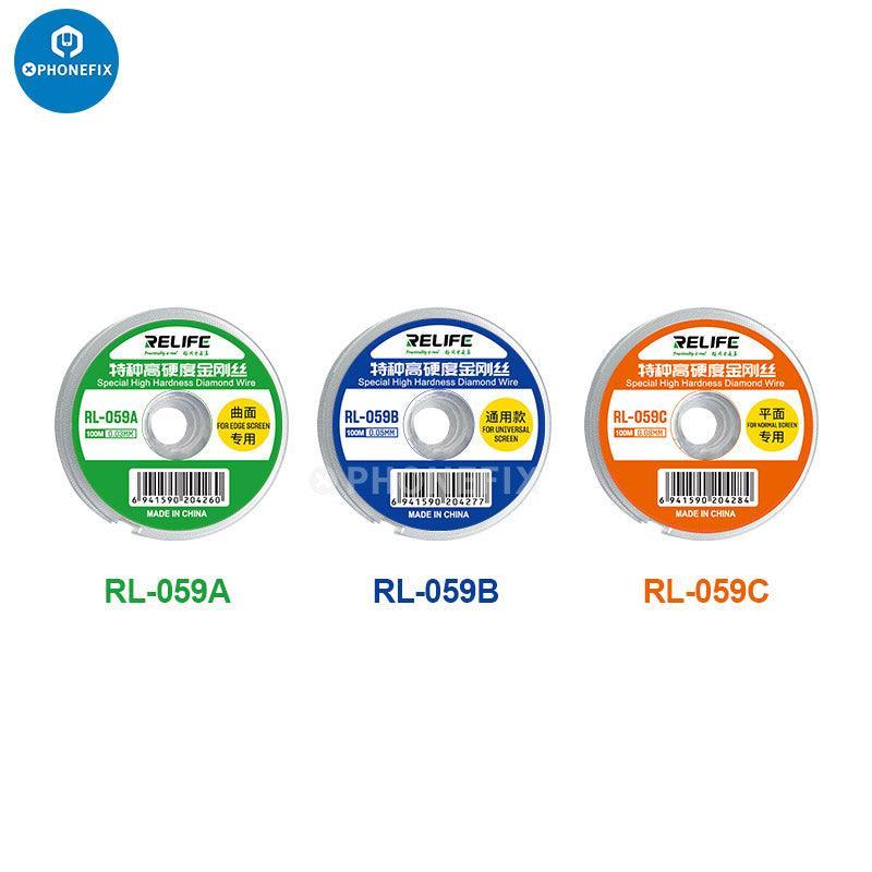 RELIFE RL-059A 0.03mm Ultrafine Cutting Wire for Edge Screen Separation - Image 2