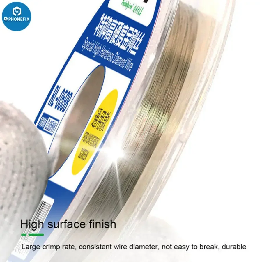 RELIFE RL-059A 0.03mm Ultrafine Cutting Wire for Edge Screen Separation - Image 8