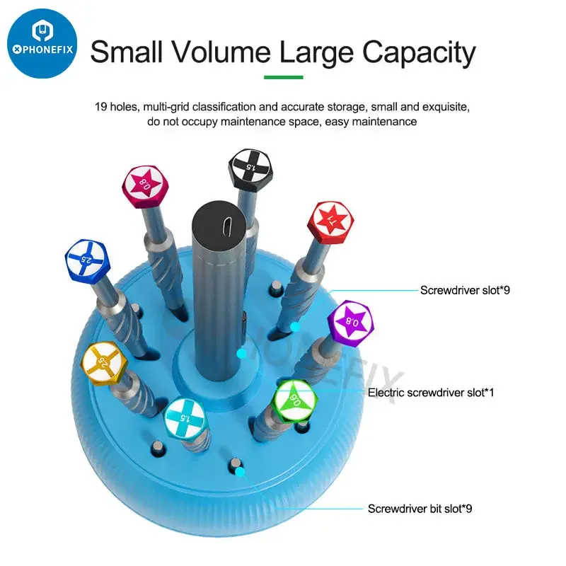 RELIFE RL-078 Magnetic Screwdriver Storage Box Rotary Base - Image 3