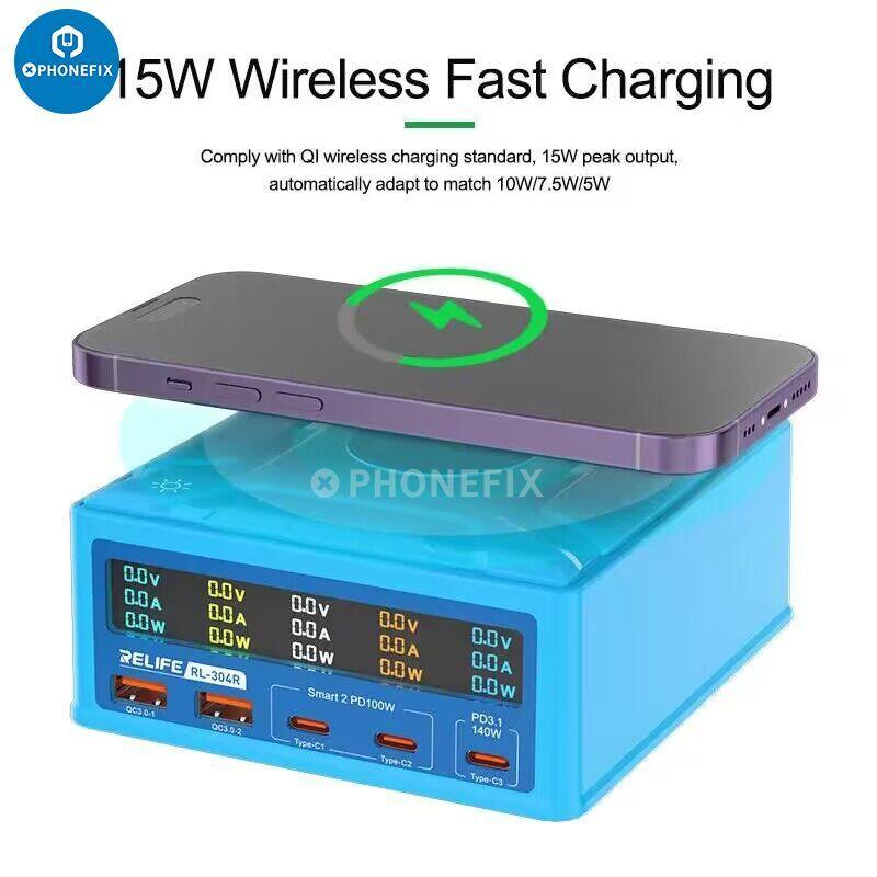RELIFE RL-304R 260W Multi-port Charger Wireless Fast Charging - Image 2