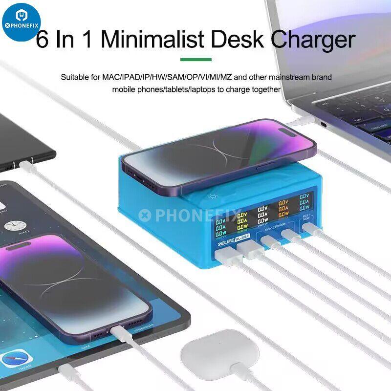 RELIFE RL-304R 260W Multi-port Charger Wireless Fast Charging - Image 3