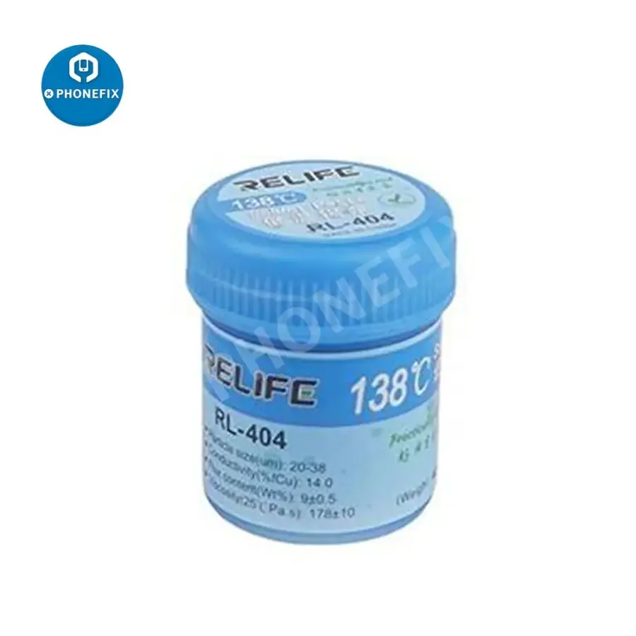 RELIFE RL-404 Lead-free Low Temperature 138℃ Solder Flux Paste - Image 2