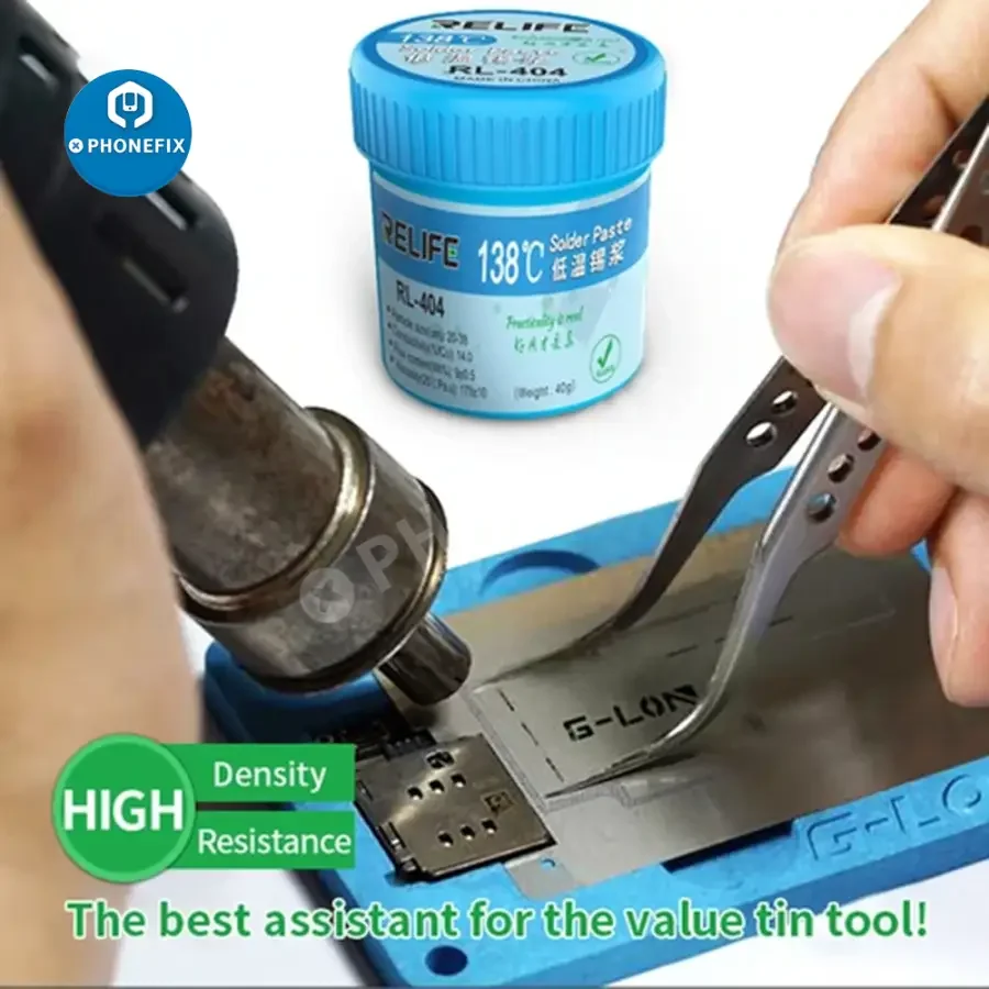 RELIFE RL-404 Lead-free Low Temperature 138℃ Solder Flux Paste - Image 3