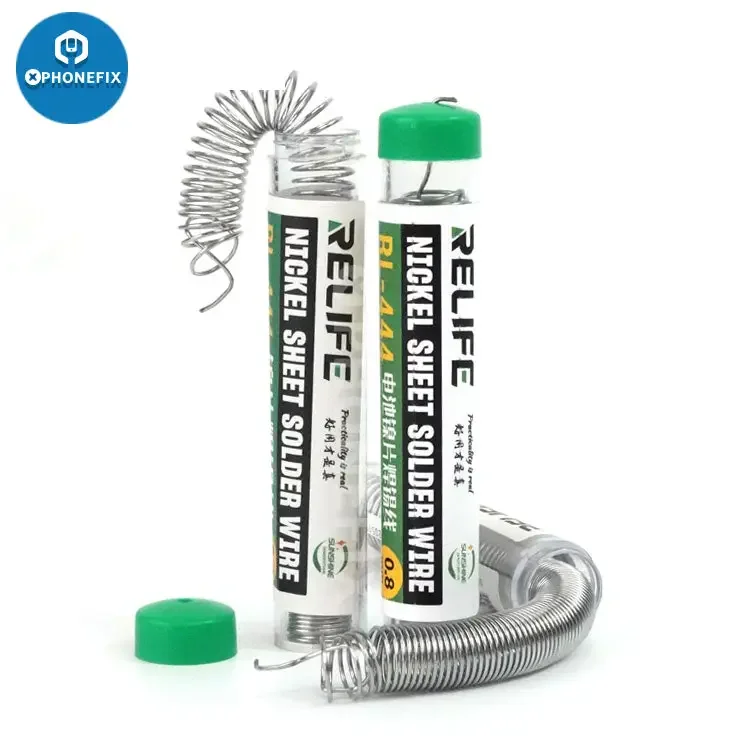 RELIFE RL-444 Battery Nickel Solder Wire for Soldering Repair 0.8MM - Image 3