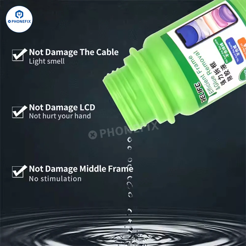 RELIFE RL-528 8333 Screen Polarizer OCA Glue Remover Liquid - Image 10