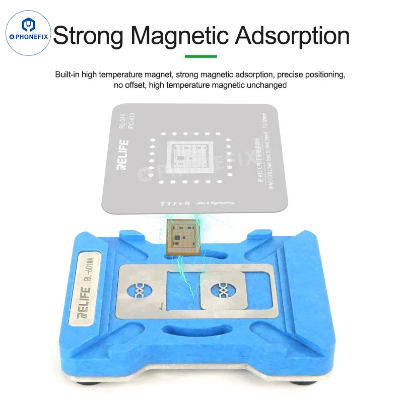 RELIFE RL-601MA A11-A19 PRO Universal CPU Reballing Stencil Platform - Image 3